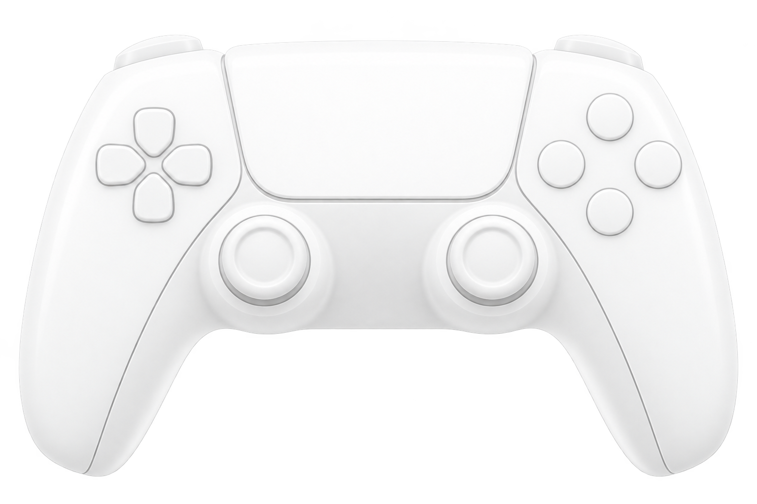 Manette PS5 originale en 2D, pavé tactile sans inscription